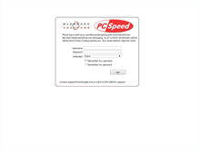Tablet Screenshot of mail.pcspeed.com